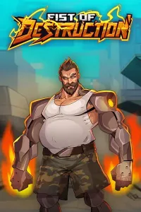 fist of destruction slot logo